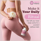 Pretty Privates Butt Enhancer Supplement - Works with Your Body for Curves and Body Confidence - Use with or Without Butt Cream - 60ct