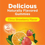 Zicam Daily Immune Support,Gummy Supplement,Zinc,Vitamin C and Vitamin D,Citrus Strawberry Flavor,70 Count (Pack of 2)