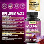 Myo-Inositol + Saffron – Hormonal Balance & Metabolic Support with D-Chiro, DIM, Berberine & Ashwagandha + 6-in-1 Saffron Blend with Lutein, Zeaxanthin, Green Tea & Glucomannan