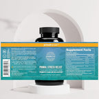 Primal Harvest Stress Relief Supplement for Women and Men Pure Ashwagandha Root Extract, L-Theanine Supplements, 60 Capsules