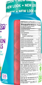 Vitafusion Gorgeous Hair/Skin & Nails Multivitamin Gummy Vitamins + Biotin & Antioxidant Vitamins C&E/Raspberry Flavor (45 Day Supply) America’s Number One Gummy Vitamin Brand, 135 Count (Pack of 2)