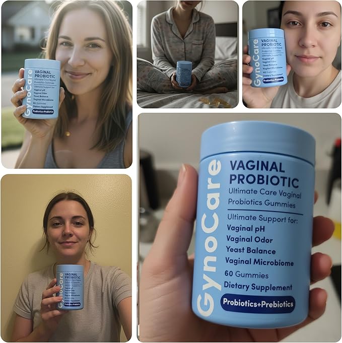 Terramed Just Think Comfort Vaginal Probiotic Gummies for Women + Yeast Infection Treatment with Borax – Comprehensive Support for pH Balance, Odor Control, and Yeast Infection Relief