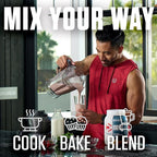 Dymatize x Dunkin' Glazed Donut ISO100 Whey Protein Powder, 25g of Protein, 5.5g BCAAs, 120 Cal., Gluten Free, 1g Fat, 1g Sugar, 2g Carb (20 Servings)