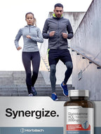 Horbäach Glucosamine HCL | with Hyaluronic Acid | 2000mg | 120 Coated Caplets | Non-GMO & Gluten Free Supplement