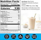 Unflavored Whey Protein Powder. 25g Protein Shake for Post Workout Recovery, Smoothie & Baking. Gluten & Sugar Free, Highly Kosher, Essential Amino Acids (5.5g BCAA, 2.7g Leucine), 1.65lbs 23 Servings