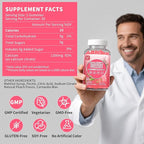 (2 Pack) Pure Calcium Citrate Gummies 1200 mg for Women & Men,Calcium Citrate Supplements,High Absorption for Bone Muscle Healthy - Easy to Digest, Sugar Free,Vegan,Peach Flavor,60 Day Supply