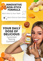 Lunakai USA Made Turmeric and Ginger Supplement Gummies 500mg with Black Pepper – High Absorption Curcumin Turmeric Gummies for Joint Comfort, Daily Immune Support, Non-GMO - 6 Pack