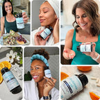 Hyaluronic Acid Capsules with MSM & Vitamin C | 120mg Sodium Hyaluronate | Skin Hydration, Elasticity & Collagen Support | Vegan, Non-GMO, Antioxidant Beauty Supplement 30 Servings