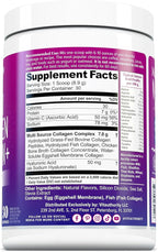 Multi Collagen Peptides Powder for Women - Hydrolyzed Collagen Powder for Women with Types I II III Plus Vitamin C & Hyaluronic Acid for Beautiful Hair Skin and Nails 30 Servings Vanilla Flavored