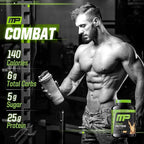 Muscle Pharm Combat Protein Powder, Horchata Flavor, Fuels Muscles for Productive Workouts, 5 Protein Sources Including Whey Protein Isolate & Egg Albumin, Gluten Free, 4 lb, 52 Servings