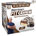 FITCRUNCH Snack Size Protein Bars, 6-Layer Baked Bar, 3g of Sugar & Soft Cake Core (18 Bars, Milk and Cookies)