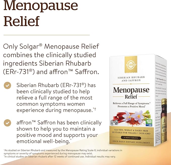 Solgar Menopause Relief - 30 Tablet
