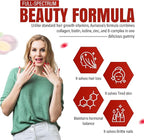 Everyday Glow Biotin 6000mcg & Marine Collagen Gummies | Advanced Dietary Supplement for Hair Skin and Nails Vitamins with B-Complex, Zinc, Vitamin C & E | Passion Fruit, Non-GMO, 60ct