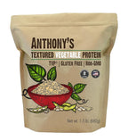Anthony's Textured Vegetable Protein, TVP, 1.5 lb, Gluten Free, Vegan, Made in USA, Unflavored