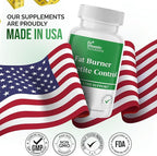 Fat Burner & Appetite Control Weight Loss Supplements for Women & Men - Metabolism Booster w/ L-Carnitine, CLA, Chromium - Appetite Suppressant for Weight Loss - 30 Capsules