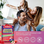 2 Pack Calcium Magnesium Gummies 600MG, Calcium Magnesium Zinc Gummies with Vitamin D3 - High Absorption Complex Calcium Supplement, Vegan, 120 Counts