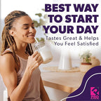 Whey Protein Powder for Women Vanilla Powder - Low Carb Gluten-Free Grass-Fed rBGH-Free - Supports Weight Loss - Natural Stevia Sweetened Protein Shake, 20g (Creamy Vanilla, 1lb)