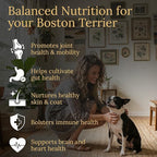 Boston Terrier Multivitamins, 90 Count, Made in the USA with Real Bacon