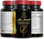 MENOPAUSE SUPPORT SUPPLEMENT - Women Digestive Health, Menopause, Joint Support with Red Clover Isoflavones, Wild Yam Root, Menopause Supplements for Women - 1 Bottle 60 Capsules