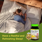 Herbs Etc. Deep Sleep Softgels - Herbal Sleep Support Supplement - Rest & Calming Support with Passionflower, Chamomile & Lemon Balm - 30 Softgels (30 Servings)