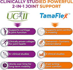Joint Support Supplement with UC-II® & TamaFlex® – Undenatured Type II Collagen, Turmeric & Tamarind for Joint Health, Flexibility & Mobility – Natural Cartilage Support – Glucosamine-Free Capsules