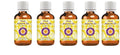 dève herbes Pure Almond Oil (Prunus dulcis) Natural Therapeutic Grade Cold Pressed for Personal Care(Pack of Five) 100ml X 5 (16.9 oz)