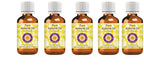 dève herbes Pure Almond Oil (Prunus dulcis) Natural Therapeutic Grade Cold Pressed for Personal Care(Pack of Five) 100ml X 5 (16.9 oz)