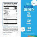 Ryse Loaded Protein Powder - Jet-Puffed Marshmallow - 25g Whey Protein Isolate & Concentrate with Prebiotic Fiber & MCTs - Low Carb, Low Sugar, Digestive-Friendly - 54 Servings / 4 lb Tub
