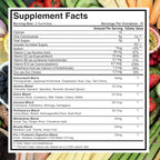 Superfood Fruits and Veggies Gummies (120 Chews), 12+ Superfruits & 30 Veggies, Fruit & Herbs, Fruit and Vegetable Vitamins, Non-GMO, Pectin-Based, Gluten-Free