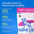 Native Pet Mobility Care - Hip & Joint Supplement for Dogs - UC-II Collagen, Egg Shell Membrane & Hyaluronic Acid - Dog Joint Supplement Chews Supports Cartilage, Mobility & Flexibility - 60 Chews