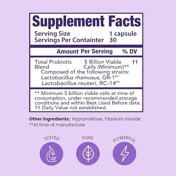 HPD Rx Pro-Fem #1 Vaginal Health Probiotic | Vaginal Probiotics | Clinically Proven to Promote Yeast & PH Balance, Urinary Tract Health | Feminine Probiotics | Works in 7 Days | 30 Capsules | 2-Pack