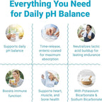 Alkalife pH Balance Tablets, 1 Pack, Alkaline Mineral Support Without the Bottles, Enteric-Coated for Maximum Absorption, Potassium & Sodium Bicarbonate, Immune Support, 90 Tablets (1 Month Supply)
