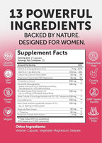 Lunakai USA Made Natural Menopause Supplements for Women – 13-in-1 Menopause Relief for Hot Flashes, Night Sweats, Sleep & Mood Support, 60ct