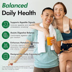 GLP-1 Supplement for Women and Men, Hunger & Metabolism Support - Support GLP1 Naturally, with Prebiotic & Probiotic Blend