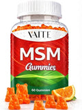 VAITE MSM Supplements for Men & Women 2000mg - Joint Support, Hair, Skin & Nails, Sulfur Supplement - Vegan, Non-GMO, Gluten-Free - Skip Hard-to-Swallow Capsules & Powder - Easy to Take 60 Gummies
