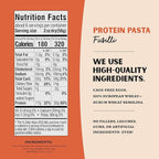 Al Dente Protein Pasta Fusilli – 30g High Protein in 3.5oz Serving, Lower Carb, High Fiber. Artisanal Flavor: Cage-Free Eggs & Semolina. (Previously Carba-Nada, Packaging May Vary). 12oz Bags (Pack of 4)