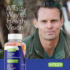 Viteey Glucose Gummies - 4g of Carbohydrates - Fast Acting Alternative to Glucose Tablets - Energy and Blood Sugar Support - Vegan, Gluten Free, Gelatin Free - 120 Count