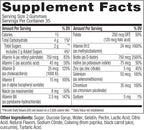 Olly Teen Girl Multi Gummy, Healthy Skin and Immune Support, 15 Essential Vitamins, Biotin, Zinc, Calcium, Chewable Multivitamin, Berry Melon, 35 Day Supply, 70 Count