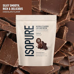 Isopure Low Carb 100% Pure Whey Isolate Protein Powder, Lactose Free, Gluten Free, With Vitamins, Dark Chocolate, 25g Protein Per Serving, 1 Lb, 14 Servings (Packaging May Vary)