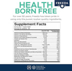FREEDA Prenatal Vitamin - Kosher Prenatal with Iron, Methylfolate (Bioavailable Folic Acid), Choline & Vitamin D - One Daily Multivitamin for Pregnant & Lactating Women (100 Count)
