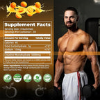 Creatine Monohydrate Gummies for Men & Women-5g of Creatine Monohydrate per Serving - Sugar Free,Vegan, Orange Flavor, 120 Count