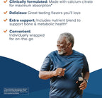 Bariatric Fusion Bariatric Calcium Supplement Chews | Calcium Citrate with Vitamin D3 Bariatric Vitamin | Sugar Free Chewable |500mg |Caramel | 60 Count
