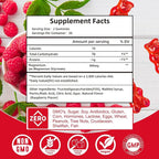 Magnesium Glycinate Gummies 500mg | Relaxation Calm Magnesium Gummies | Sugar-Free | Non-GMO | Gluten-Free | Vegan-Friendly for Adults & Kids (60 Raspberry Gummies)
