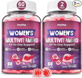 Methylated Multivitamin Gummy for Women - Womens Multivitamin Gummies with Vitamins A C D E, Methylated Folate, Biotin, B Complex, Iron, CoQ10, Inositol - Multi Vitamins for Women 120 Count