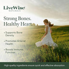 Live Wise Naturals Vitamin D3 K2 Drops for Adults - 930 Drops, Ultra Concentrated Formulation, Fast Absorption 1208 IU Vitamin D3, 25 MCG (MK-7) - Micro-Dosing Dropper for Calcium & Bone Support