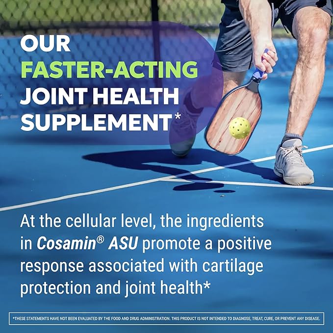 Nutramax Laboratories Cosamin® ASU Joint Health Supplement with Glucosamine, Chondroitin & ASU for Adult Men & Women, Joint Supplement, 150 Capsules
