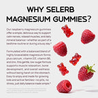 Magnesium Glycinate Gummies for Kids & Adults Melatonin Free Calm Magnesium Gummies with Citrate, Malate, B6, D3, Calcium & L-Theanine for Sleep Relaxation, Bone & Muscle Magnesium for Kids | 60 Count