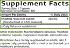Bronson Rhodiola Rosea Vegetarian Capsules - Adaptogenic Herb - Brain, Stress & Mood Support - Non-GMO, 120 Count