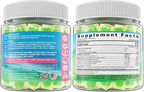 Potassium Citrate Gummies 1666mg for Adults - Potassium Supplement, Magnesium Glycinate, Zinc, B6, B12 & C – Electrolyte Gummies for Energy, Recovery & Leg Cramps, Vegan 120 Cts
