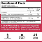 Qunol Mega Ubiquinol CoQ10 100mg, Superior Absorption, Patented Water and Fat Soluble Natural Supplement Form of Coenzyme Q10, Antioxidant for Heart Health, 240 Count Softgels, 120 Count (Pack of 2)